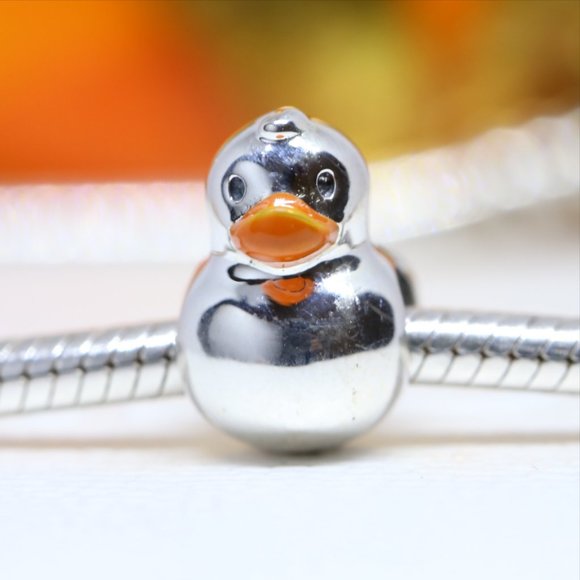 PANDORA POLISHED RUBBER DUCK CHARM 799554C01 - Picture 3 of 5